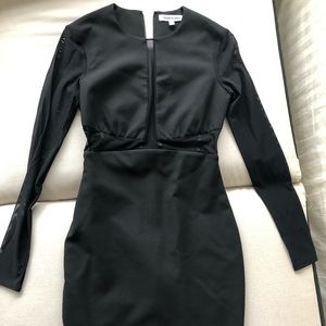 Elizabeth and James black cocktail dress